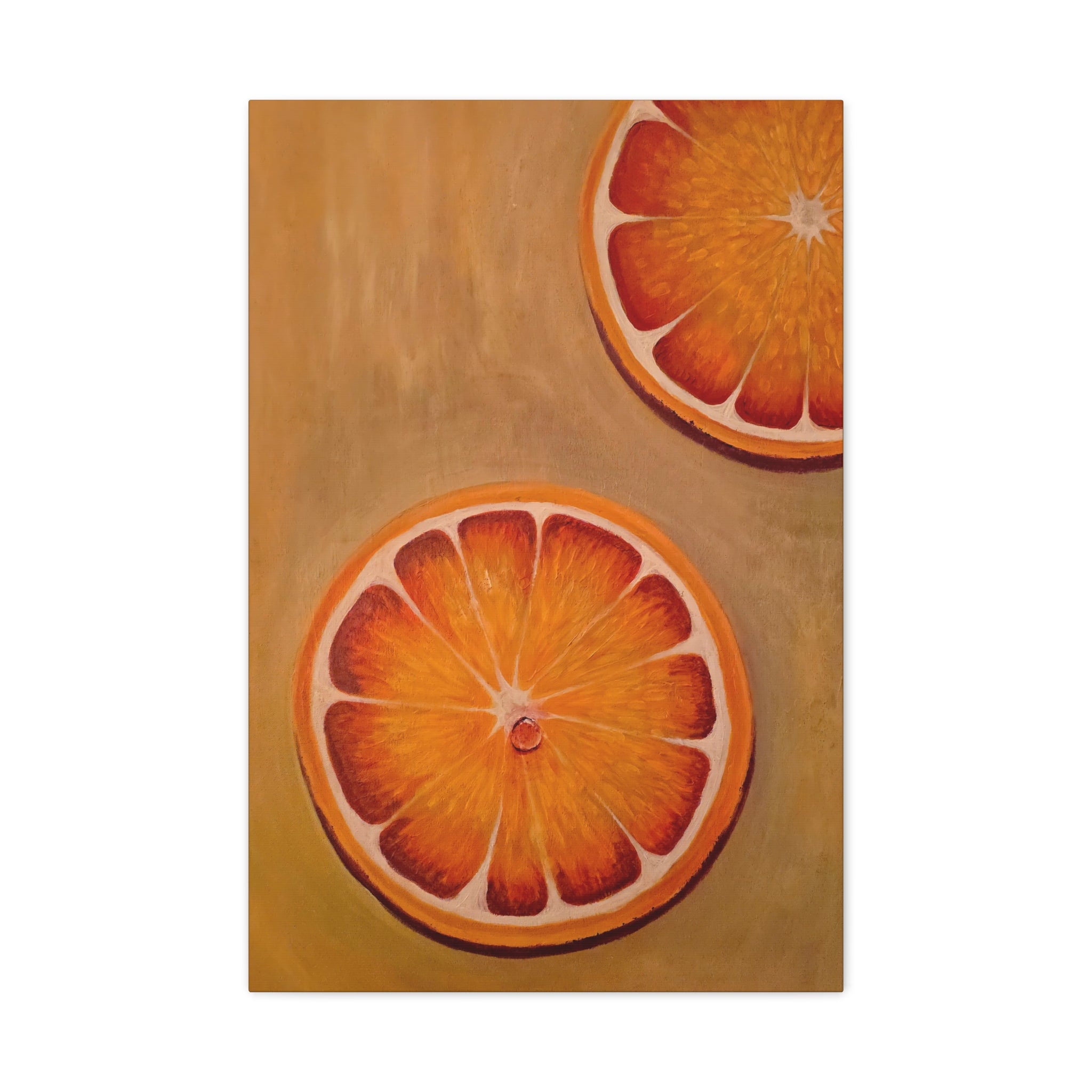 energy / Orange Slice Canvas Print