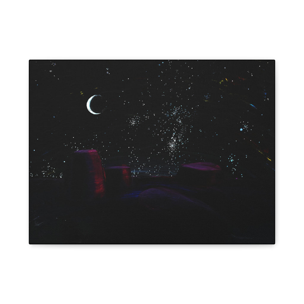 projector / Celestial Night Canvas Print