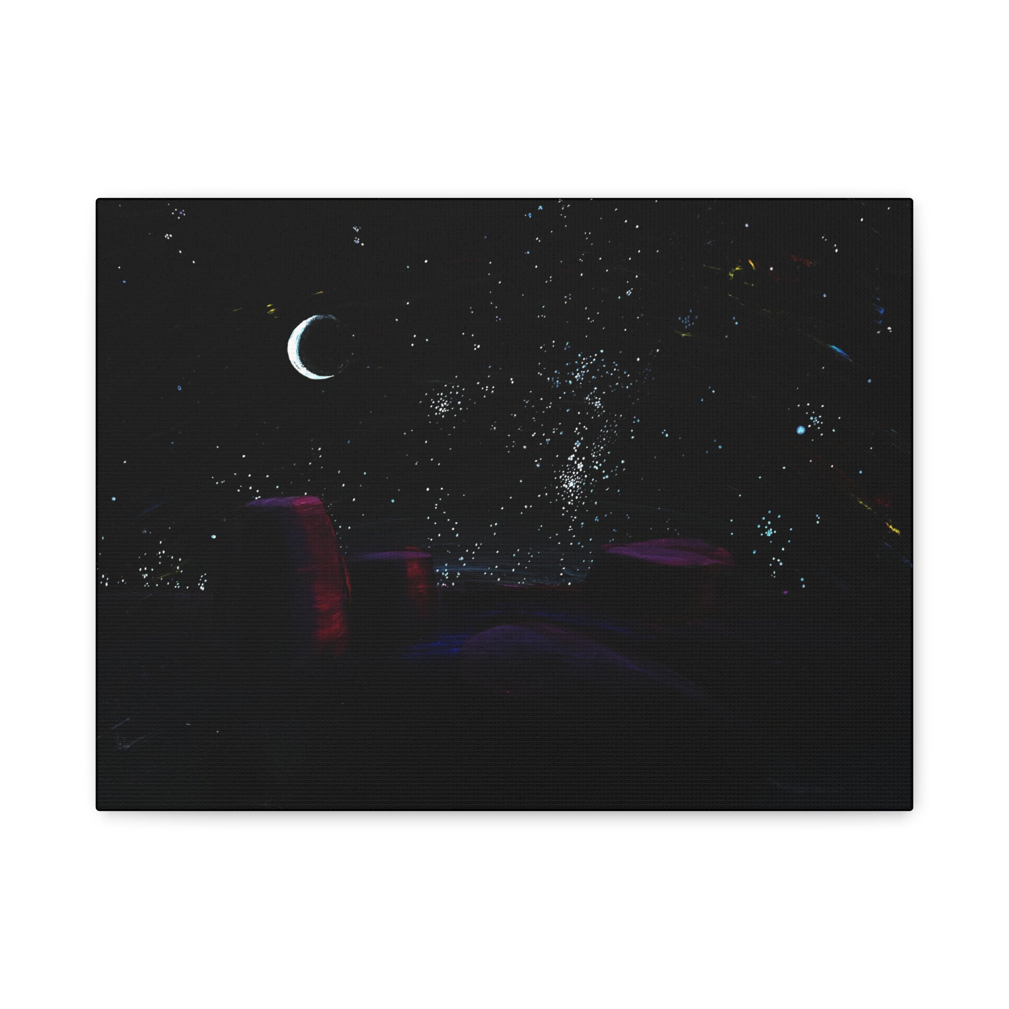 projector / Celestial Night Canvas Print