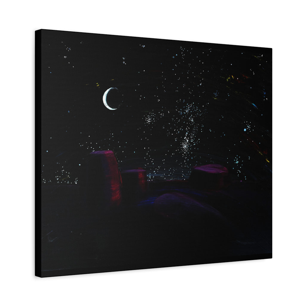 projector / Celestial Night Canvas Print