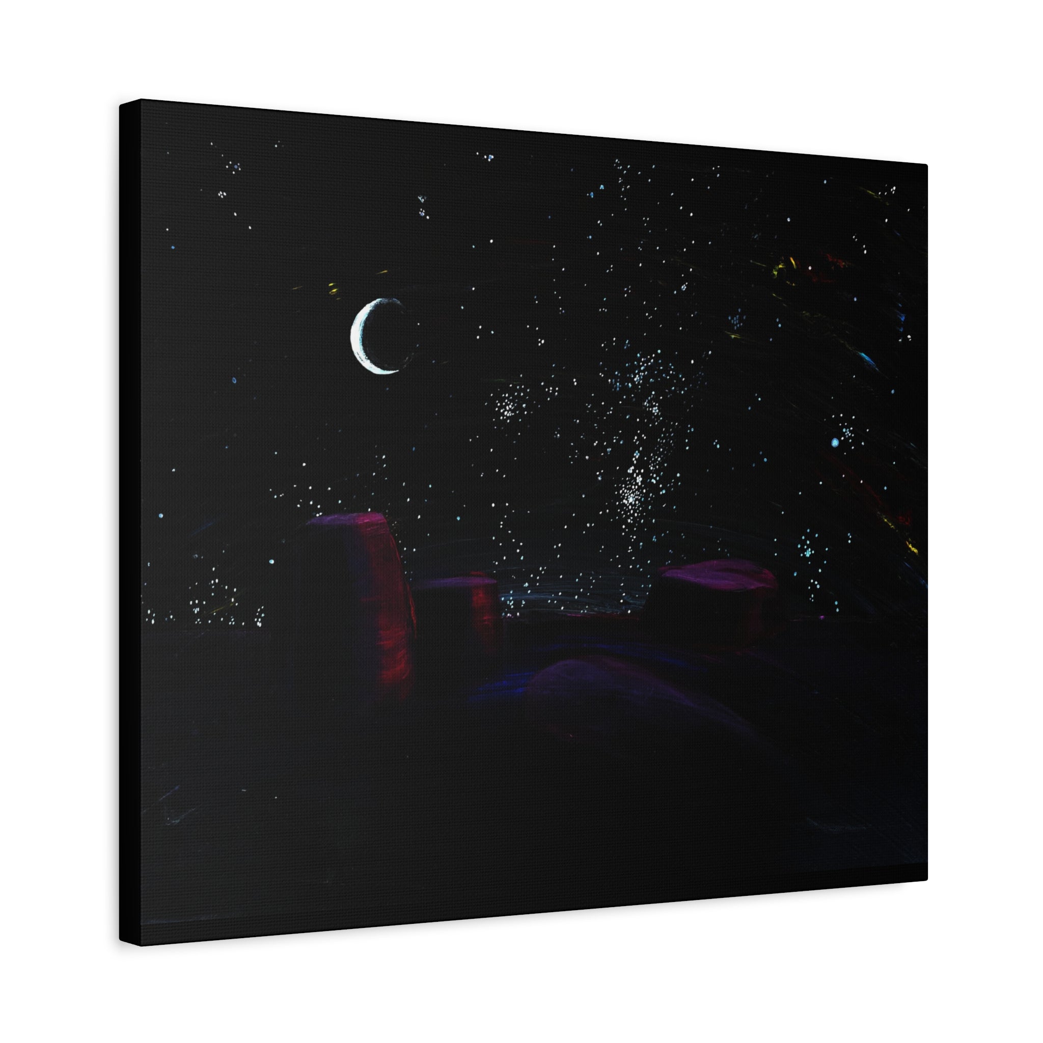 projector / Celestial Night Canvas Print