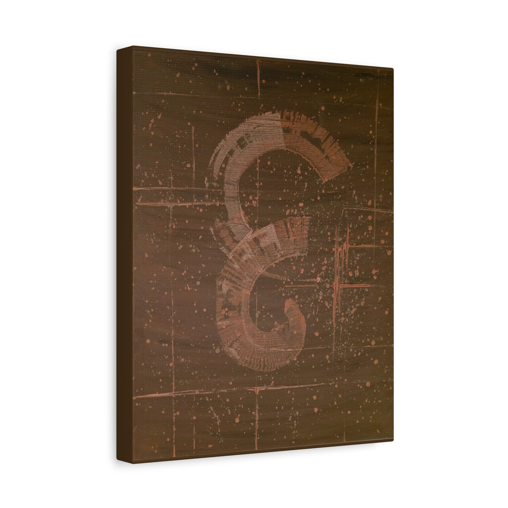 love / Earth Tone Starfield Canvas Print