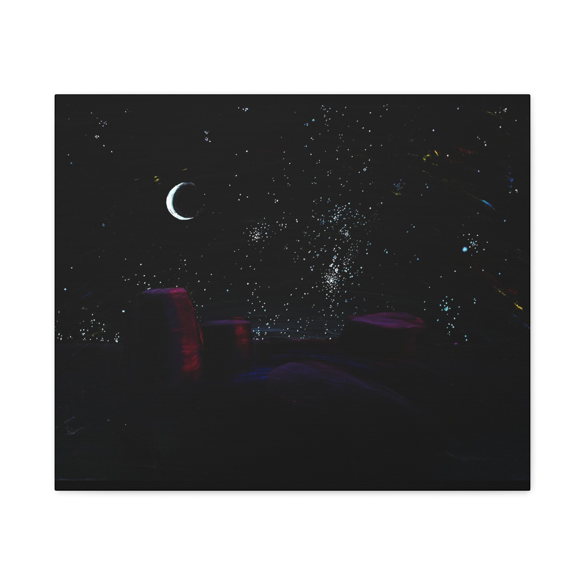 projector / Celestial Night Canvas Print