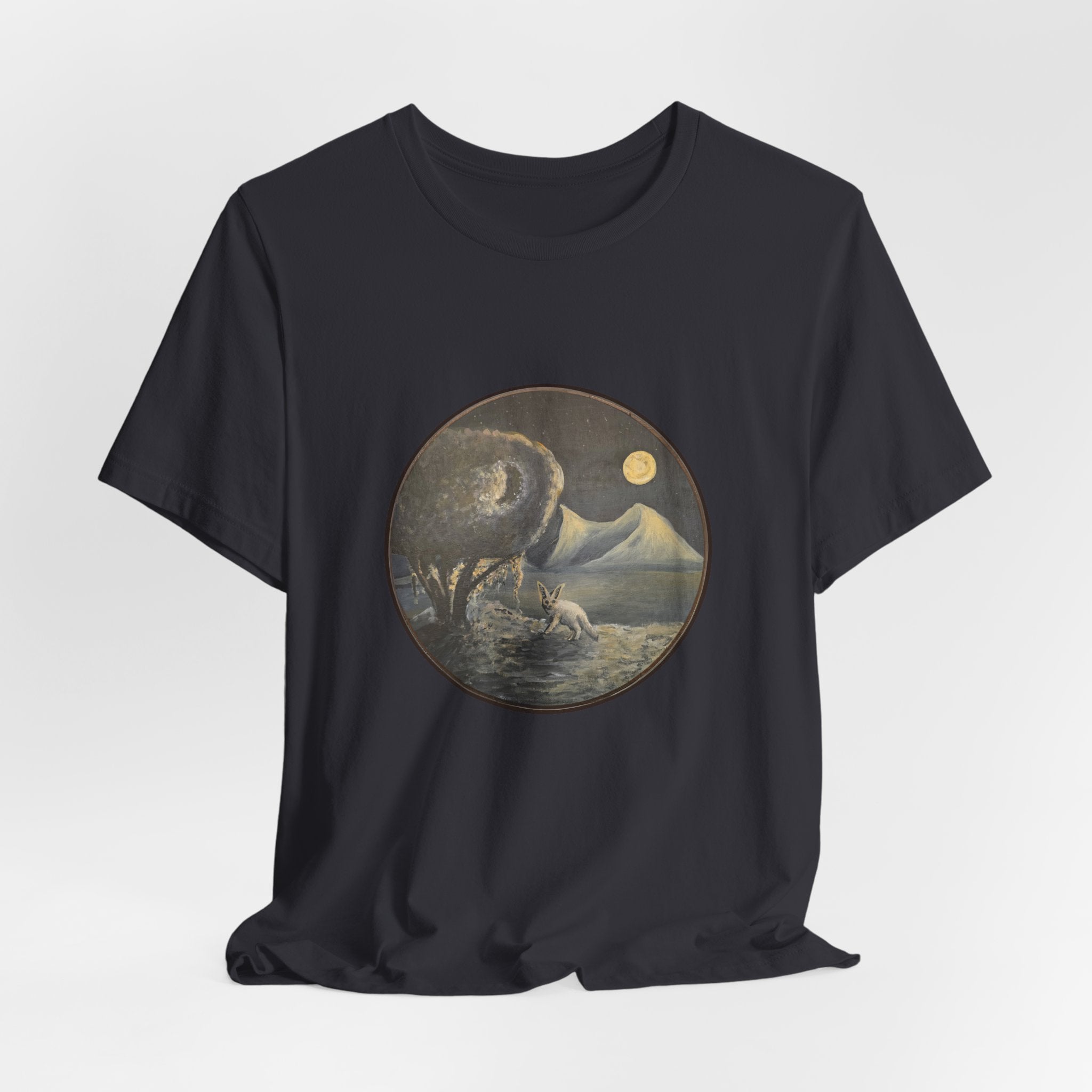 silence / Moonlit Fennoc Fox T‑Shirt