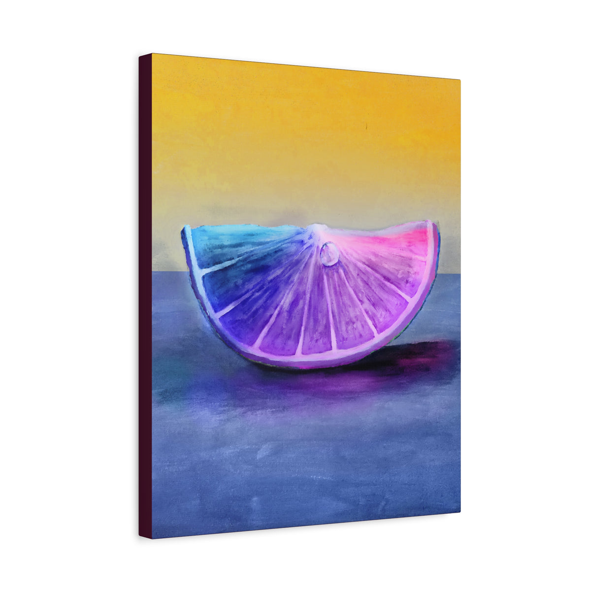 Chroma ── Multicolored Citrus Slice Canvas Print