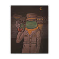 captain branscome / Frog Ship Captain Canvas Print