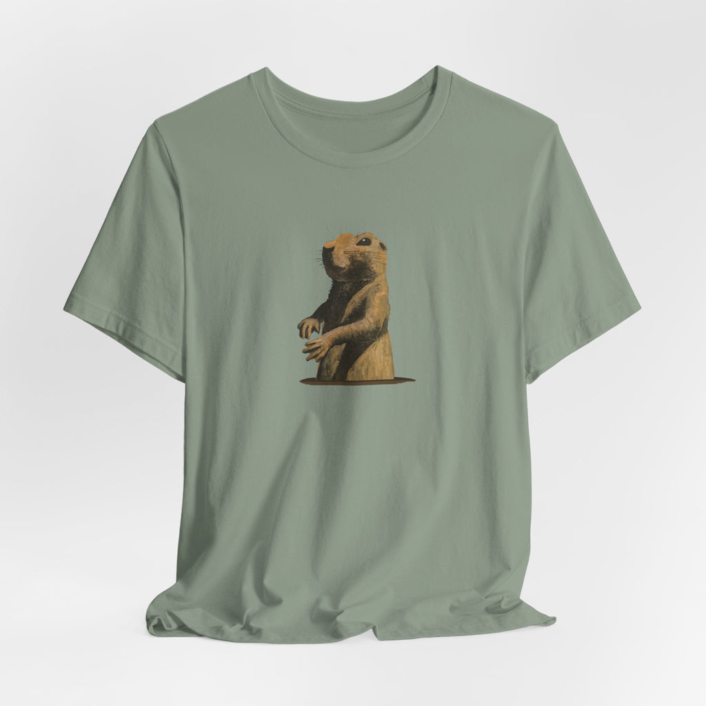 Just For Fun ── Prairie Dog Portrait T-Shirt