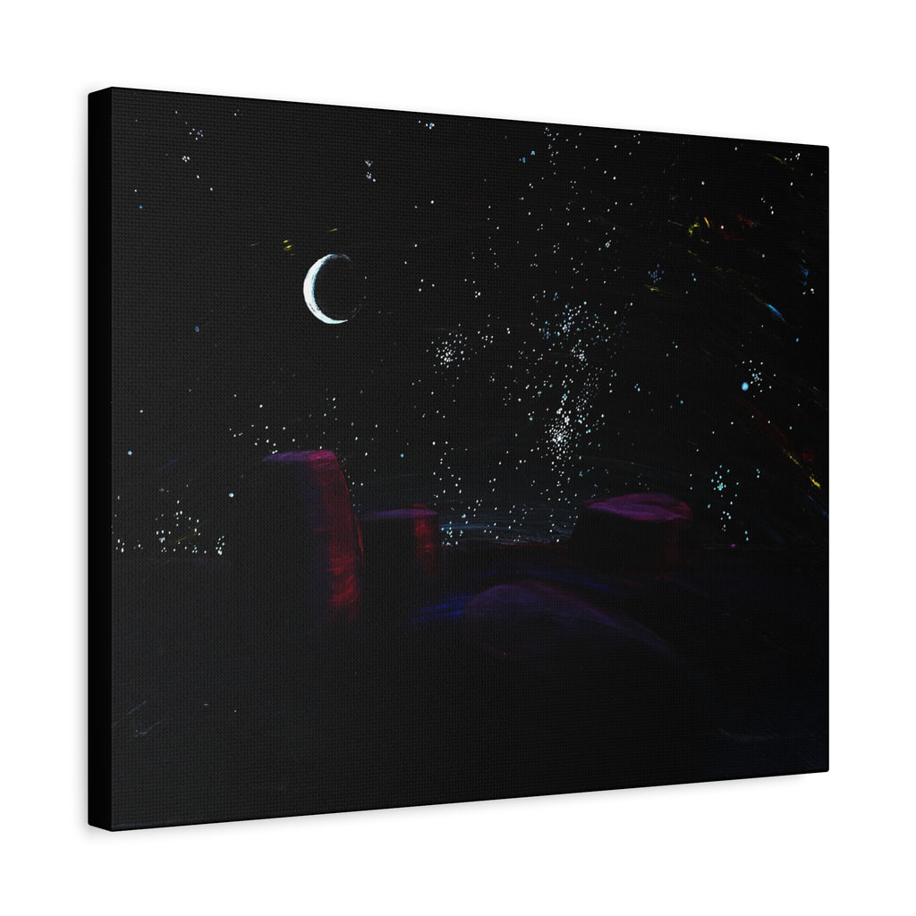 projector / Celestial Night Canvas Print