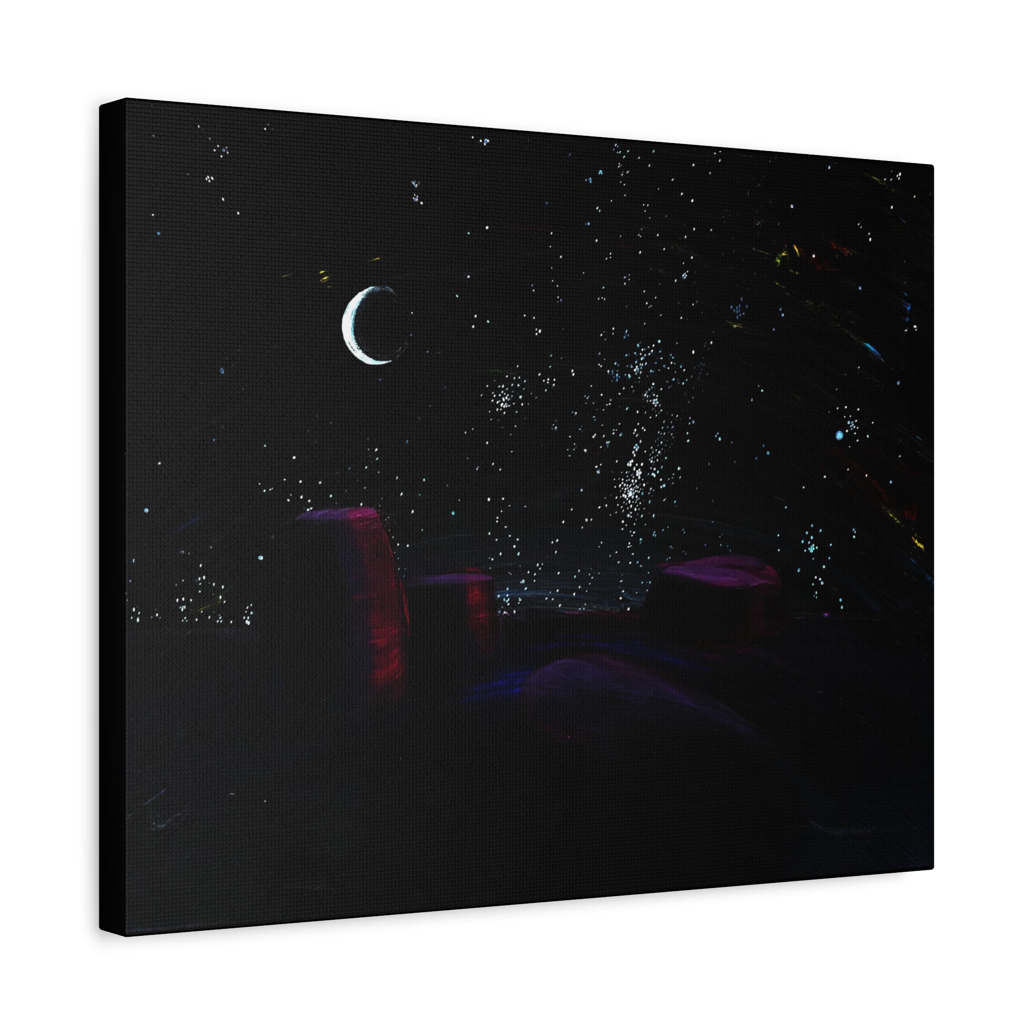 projector / Celestial Night Canvas Print