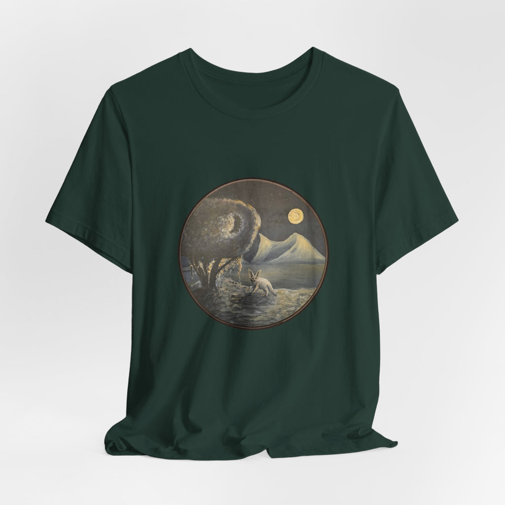 silence / Moonlit Fennoc Fox T‑Shirt