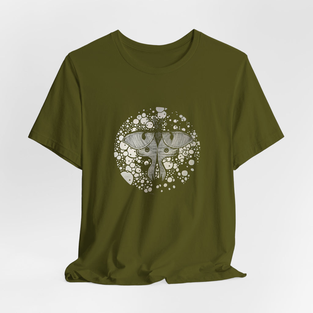 stasis / Circular Moth Design T-Shirt