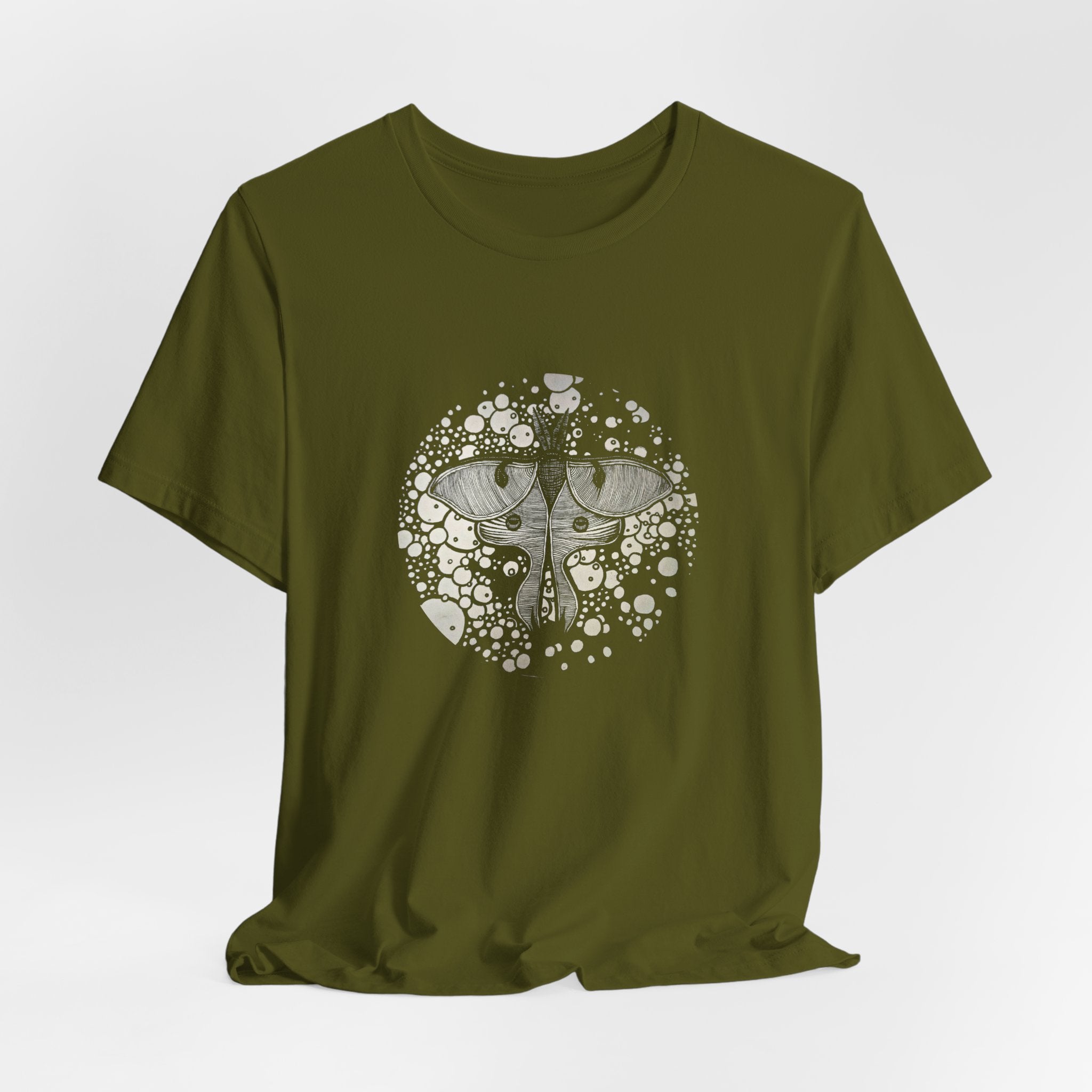 stasis / Circular Moth Design T-Shirt