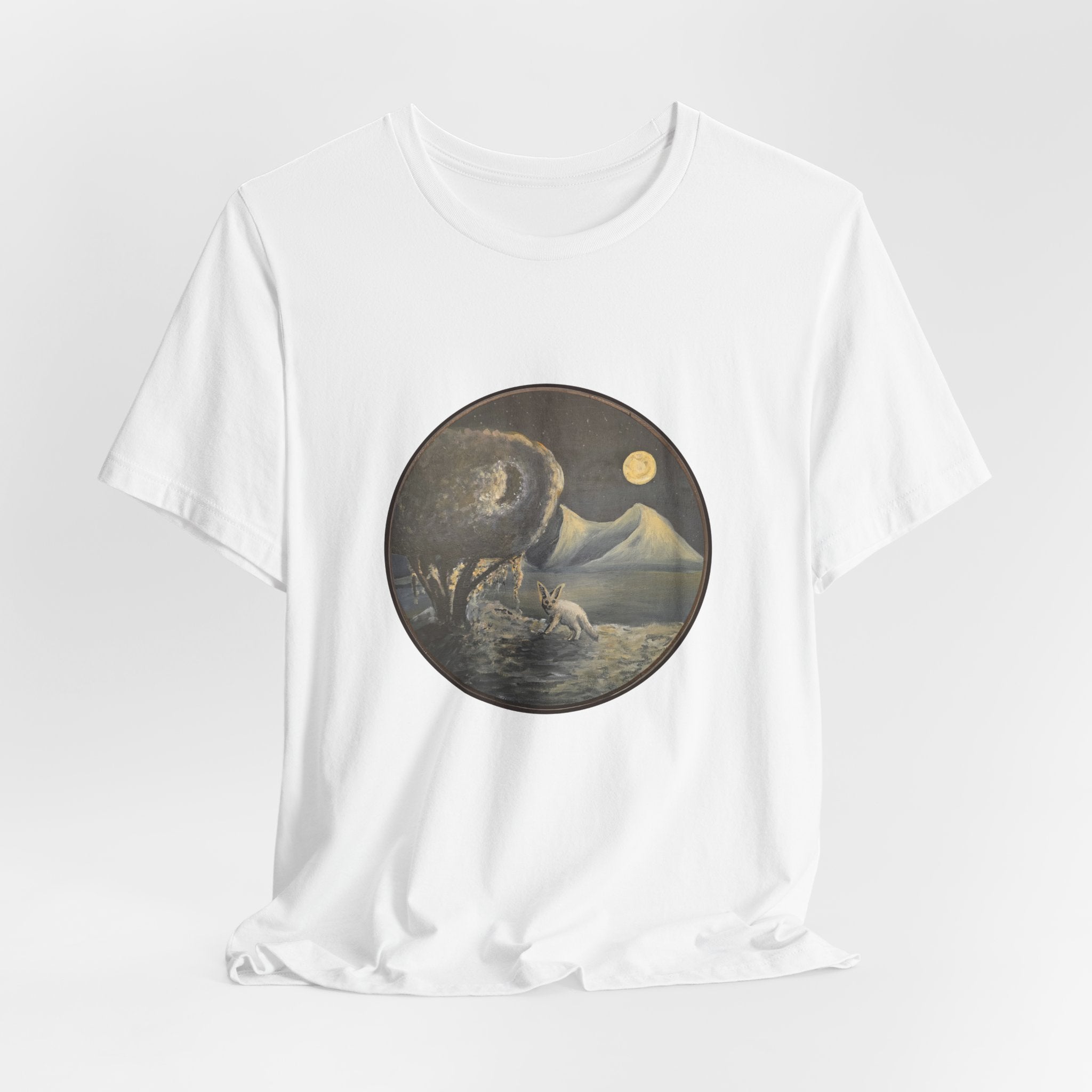 silence / Moonlit Fennoc Fox T‑Shirt