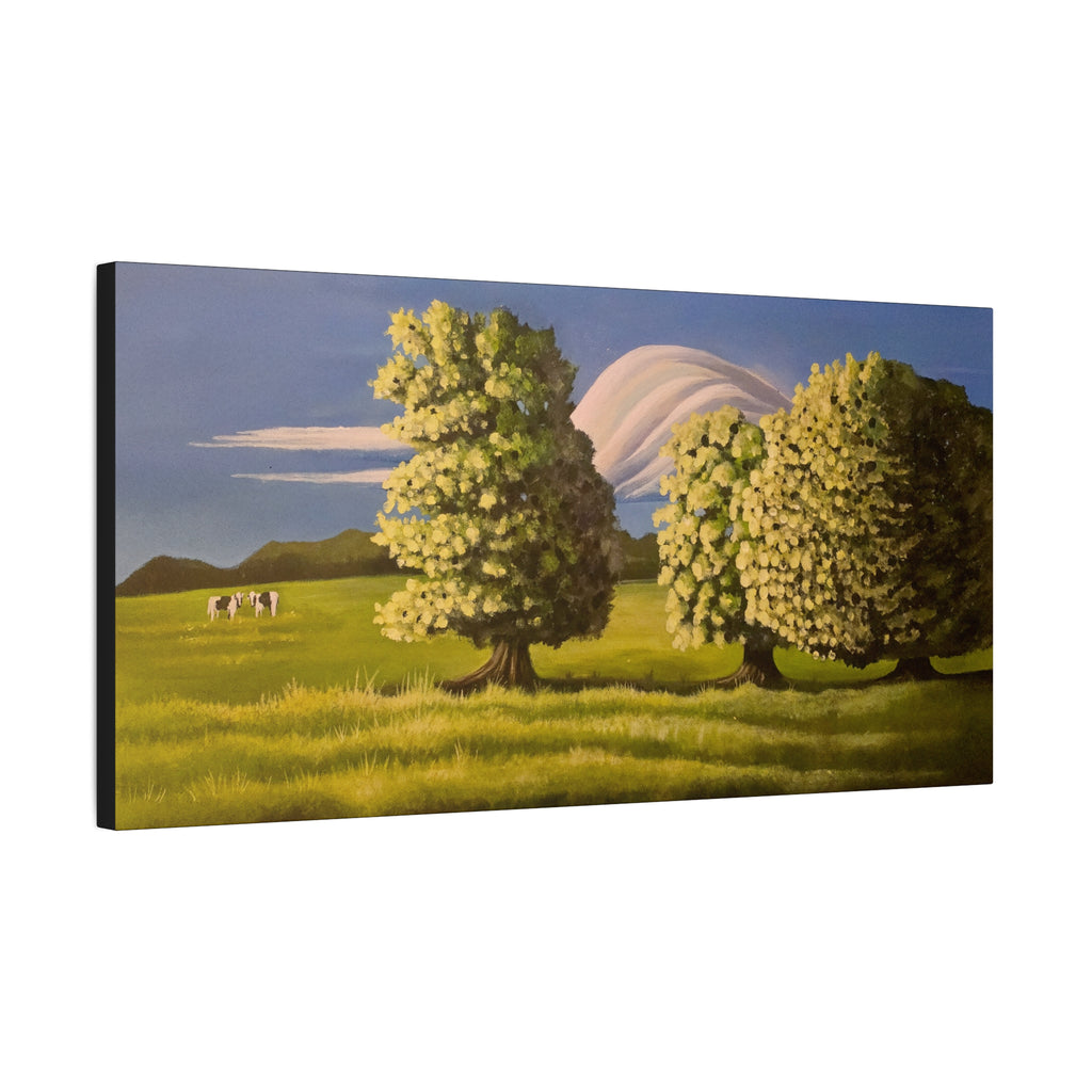 Right Here —— Cows in a Field Canvas Print