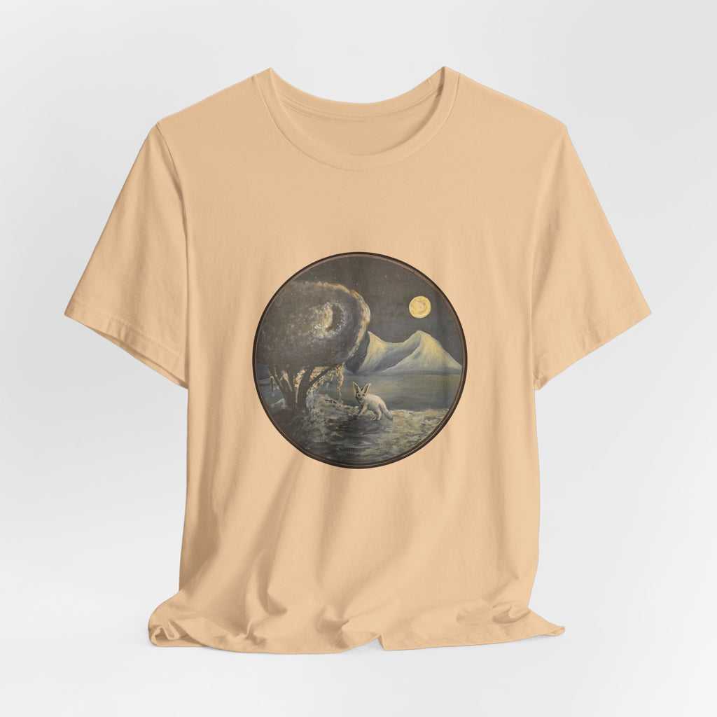 silence / Moonlit Fennoc Fox T‑Shirt