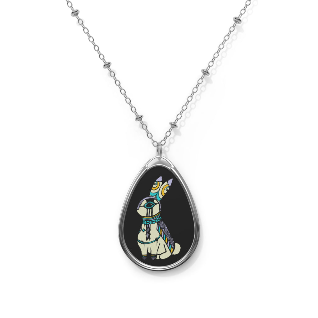 Rabbit Shaman Necklace — Mystical Bunny Pendant