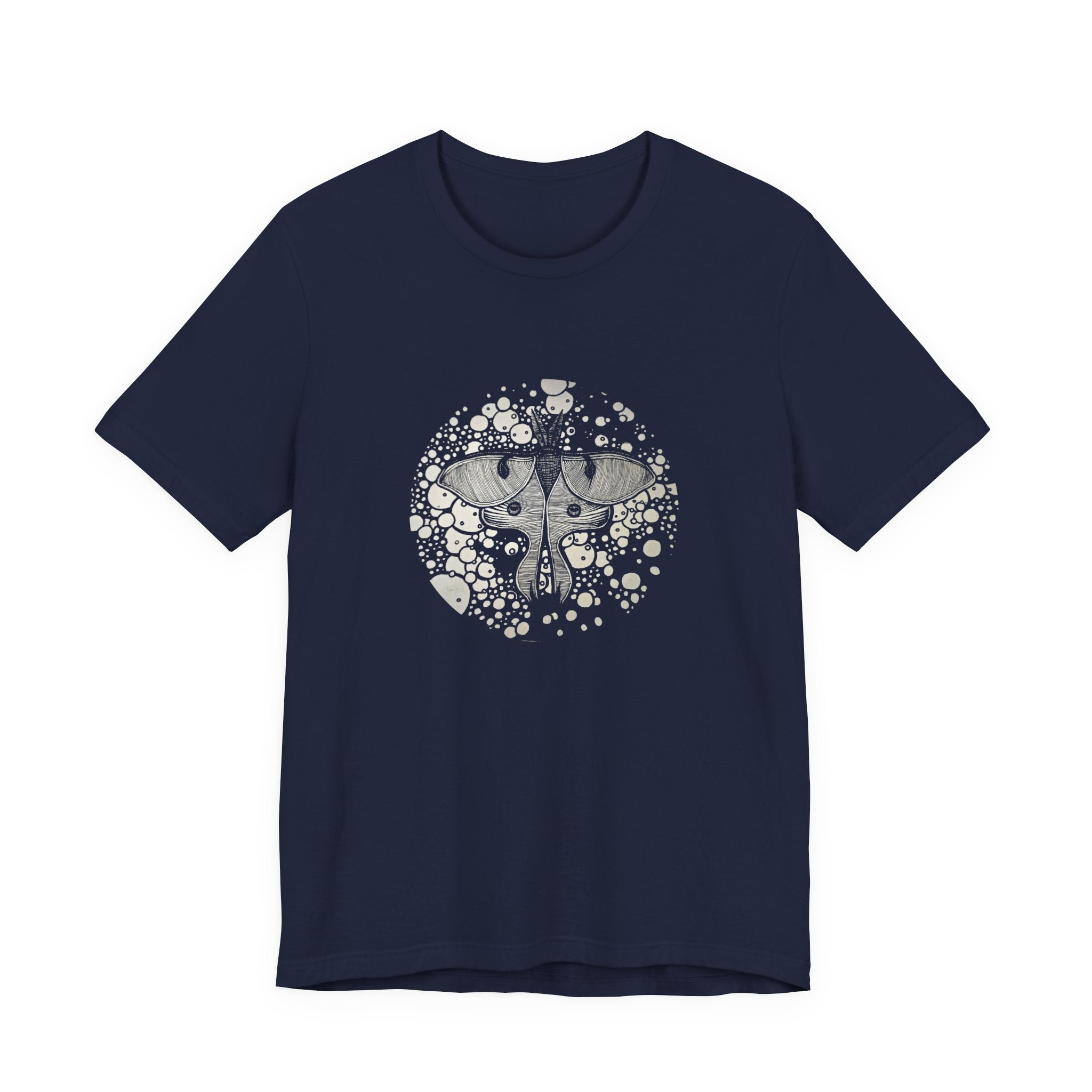 stasis / Circular Moth Design T-Shirt
