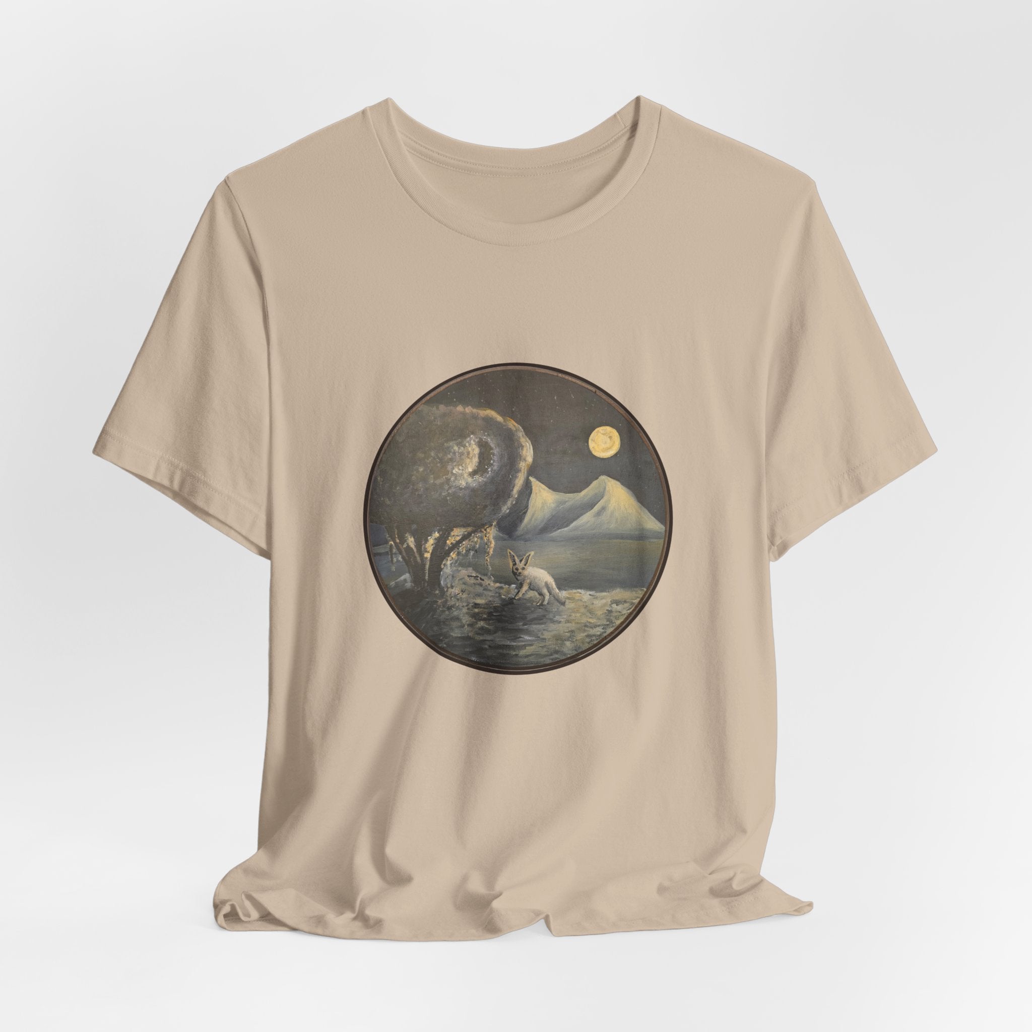 silence / Moonlit Fennoc Fox T‑Shirt