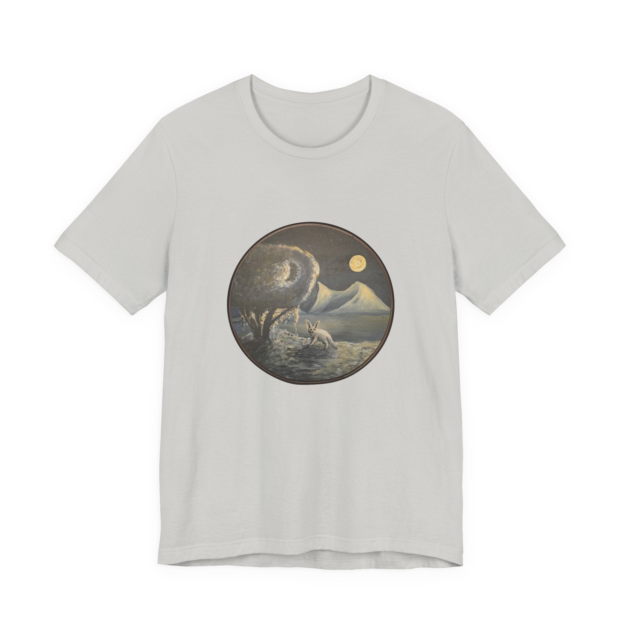 silence / Moonlit Fennoc Fox T‑Shirt