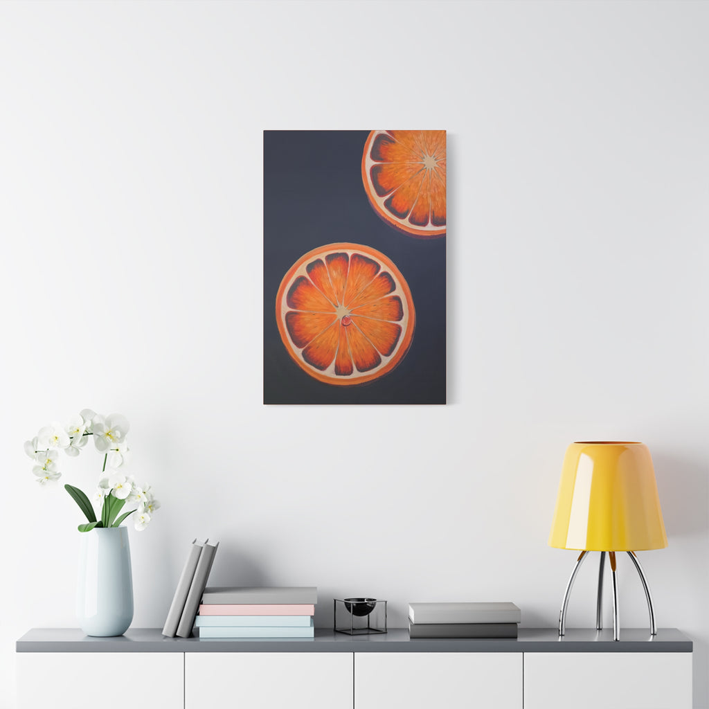 Energy ── Orange Slice Canvas Print