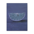 indigo / Blue Citrus Slice Canvas Print