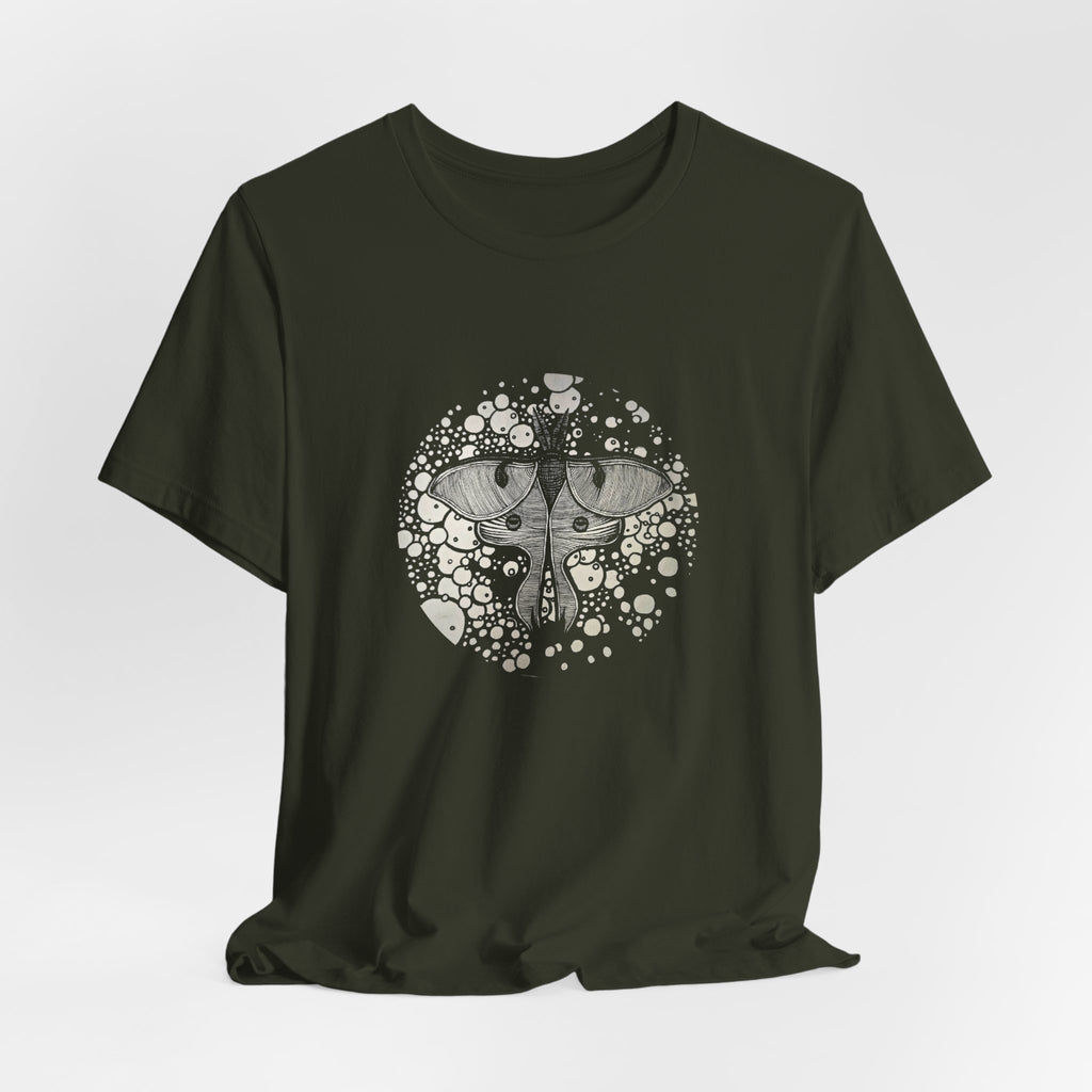 stasis / Circular Moth Design T-Shirt