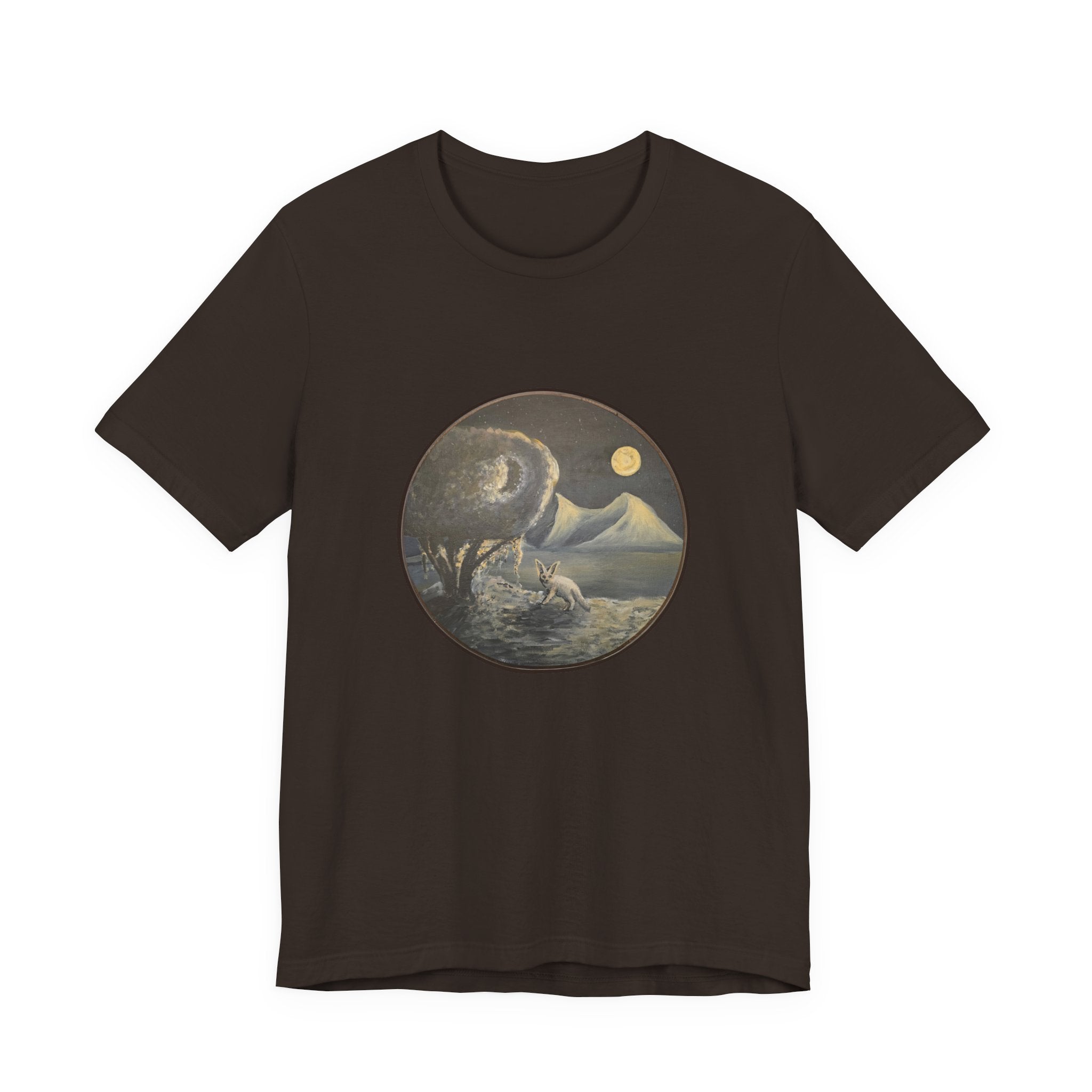 silence / Moonlit Fennoc Fox T‑Shirt