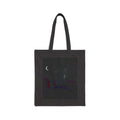 Nightscape Canvas Tote Bag - Crescent Moon & Stars Reusable Beach / Market Tote