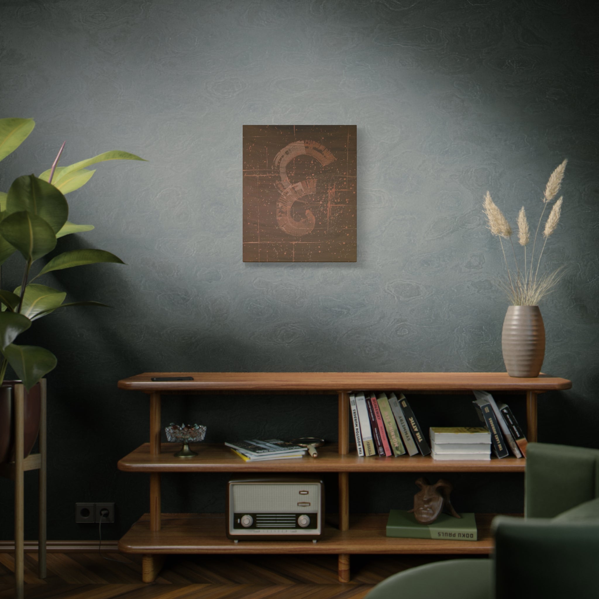 love / Earth Tone Starfield Canvas Print