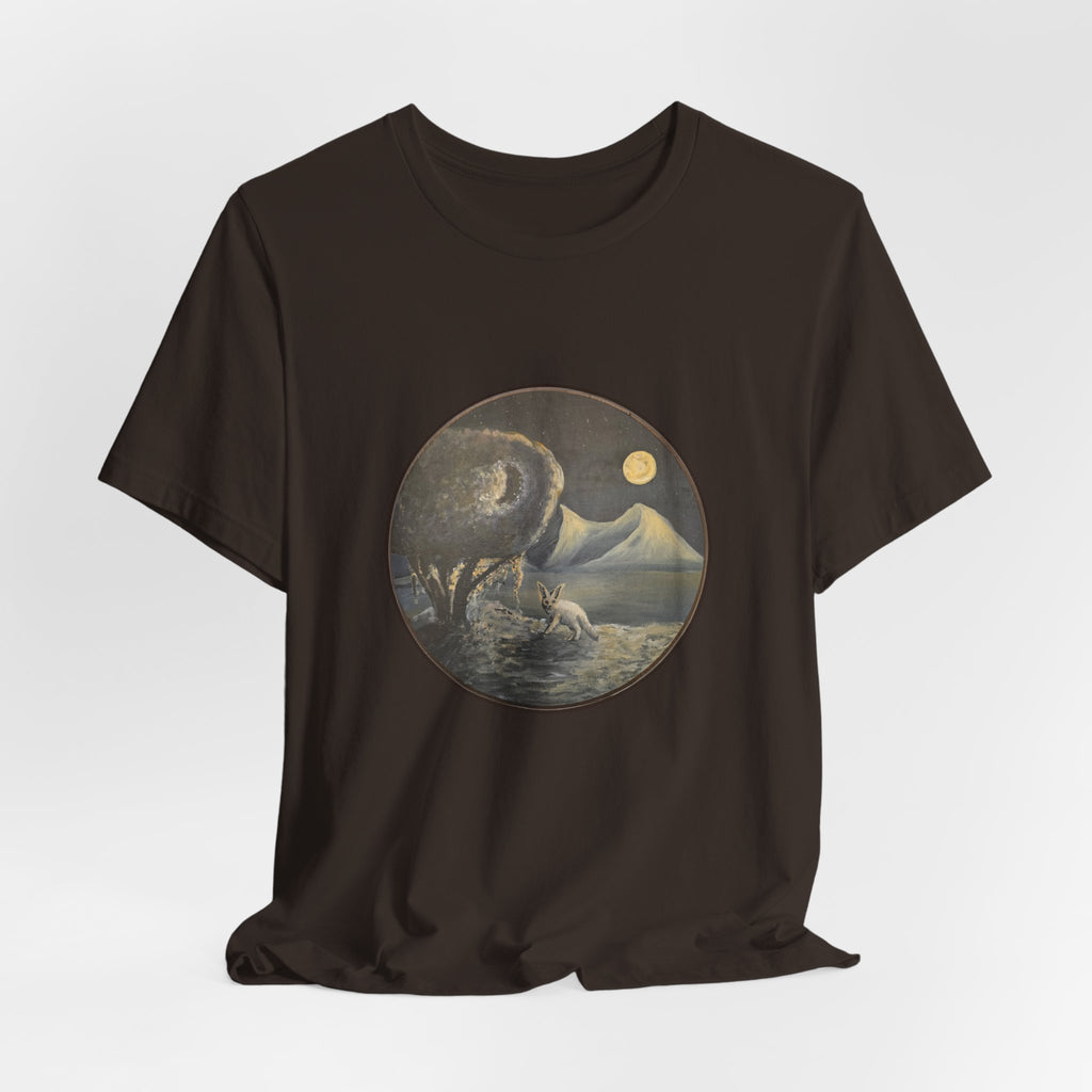 silence / Moonlit Fennoc Fox T‑Shirt