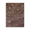 bubbles / Abstract Brown Bubbles Canvas Print