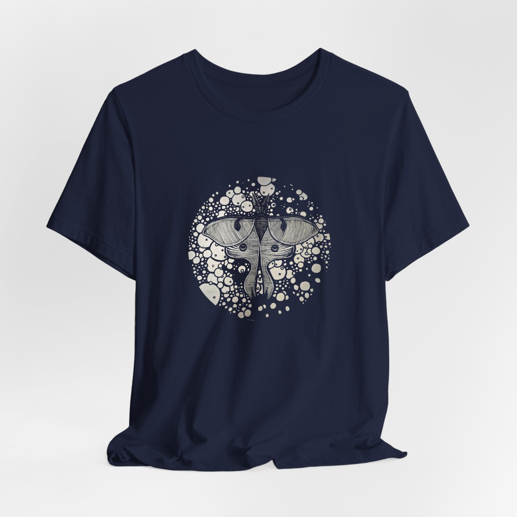 stasis / Circular Moth Design T-Shirt