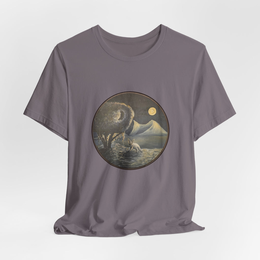 silence / Moonlit Fennoc Fox T‑Shirt