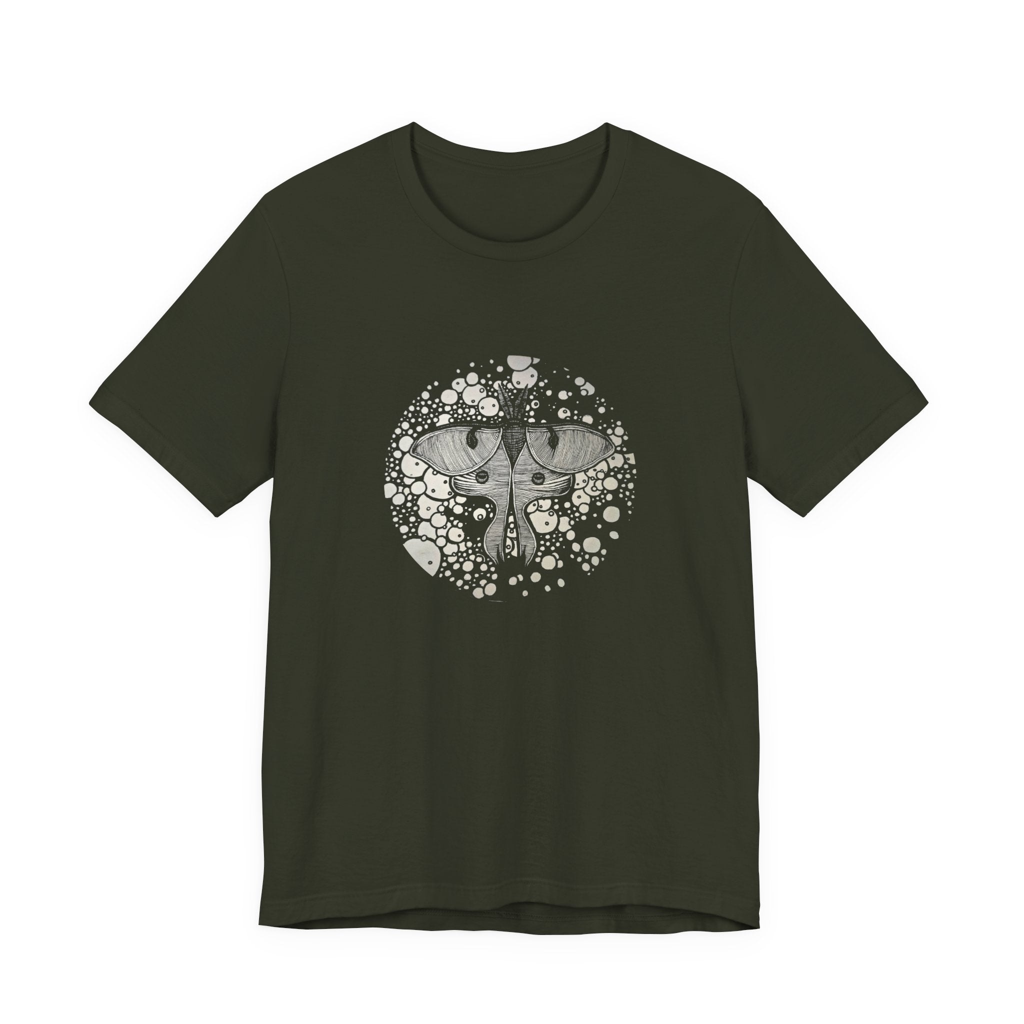 stasis / Circular Moth Design T-Shirt