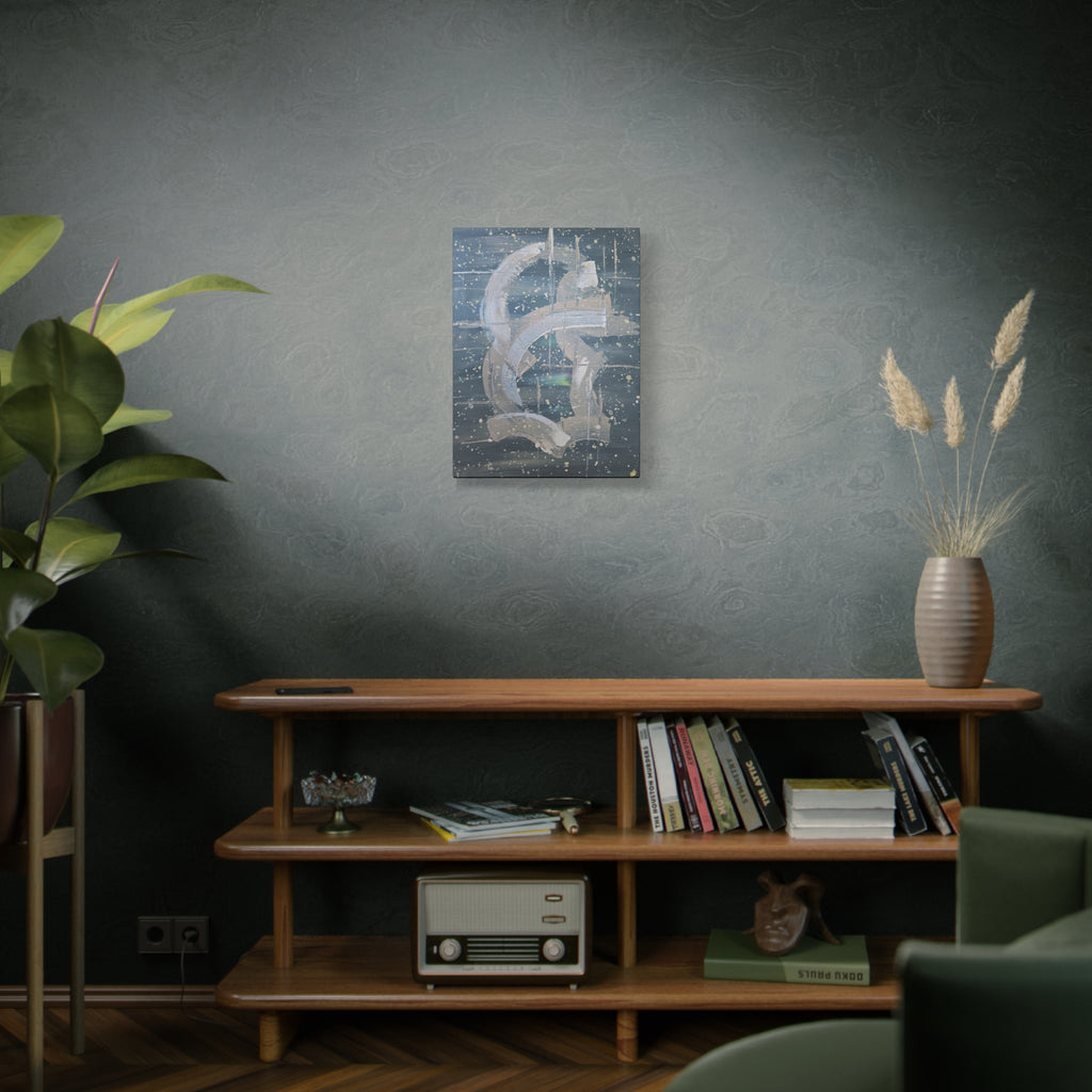 will / Abstract Deep Space Canvas Print