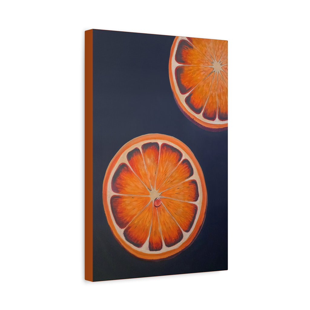 Energy ── Orange Slice Canvas Print