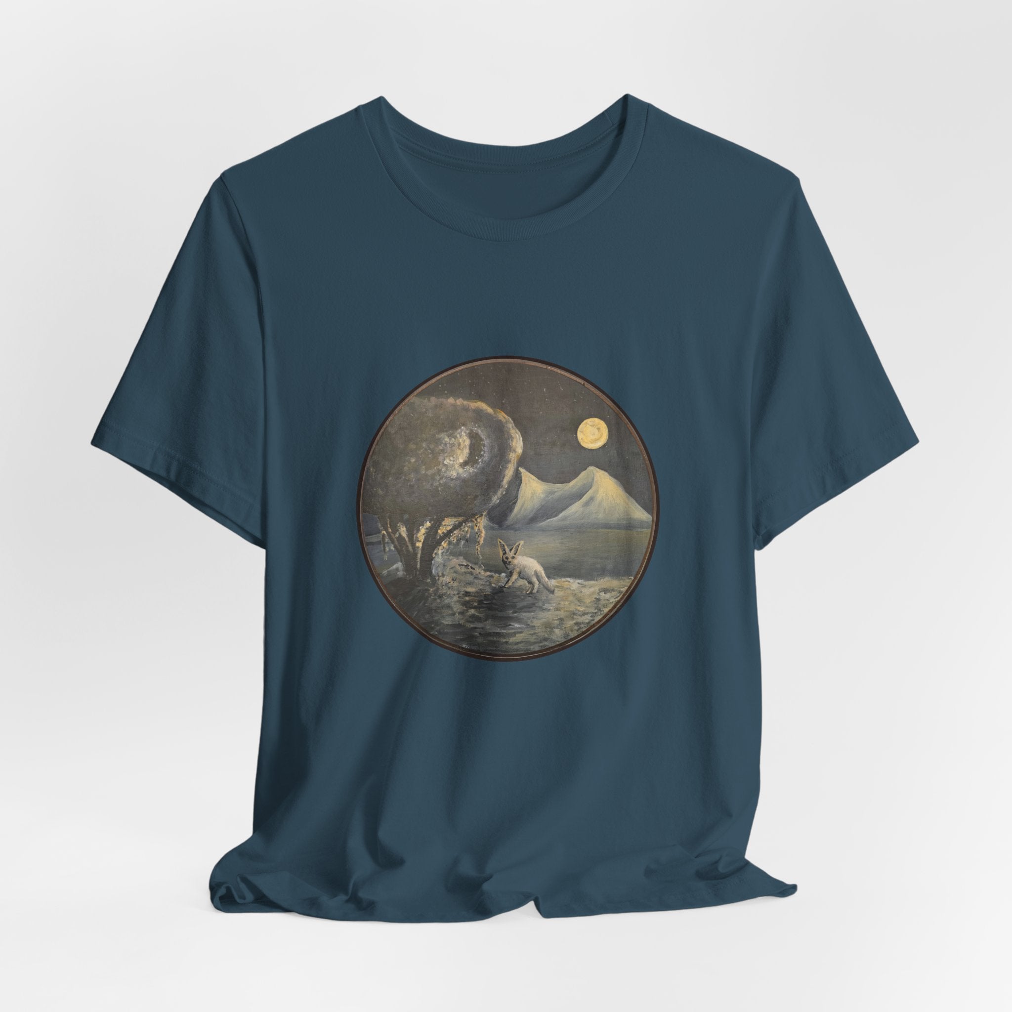 silence / Moonlit Fennoc Fox T‑Shirt