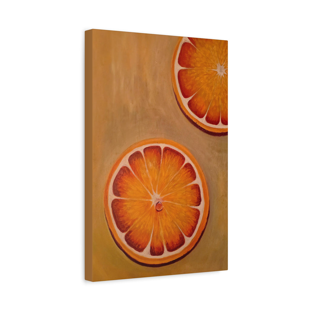 energy / Orange Slice Canvas Print