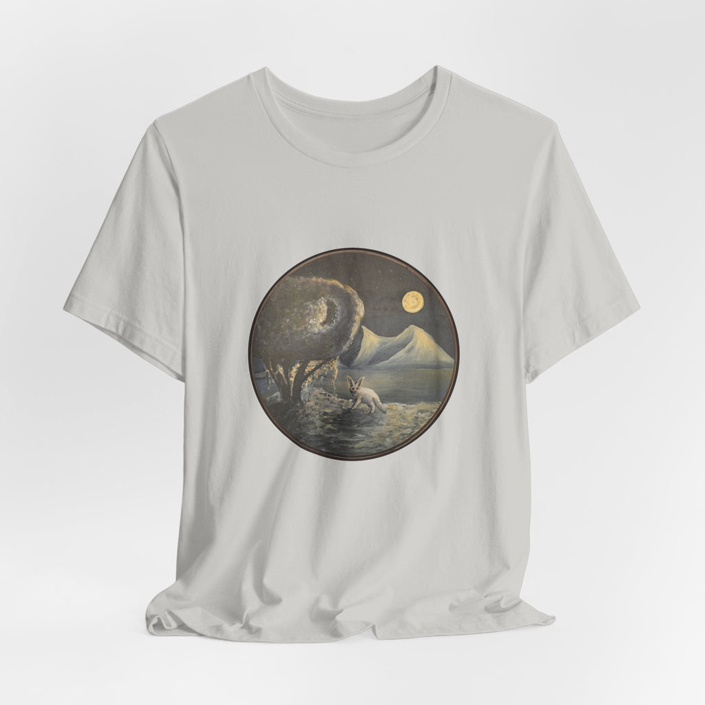silence / Moonlit Fennoc Fox T‑Shirt