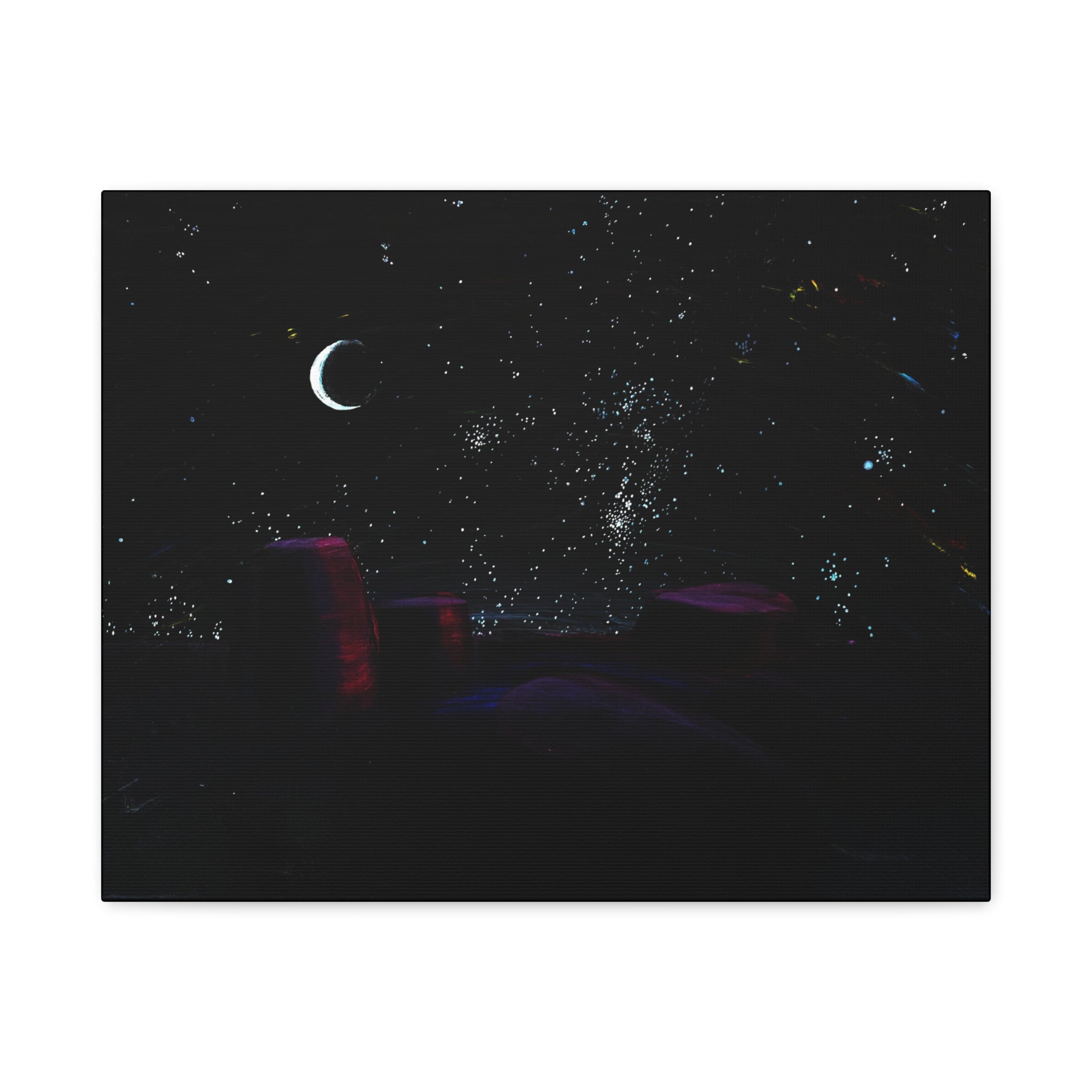 projector / Celestial Night Canvas Print