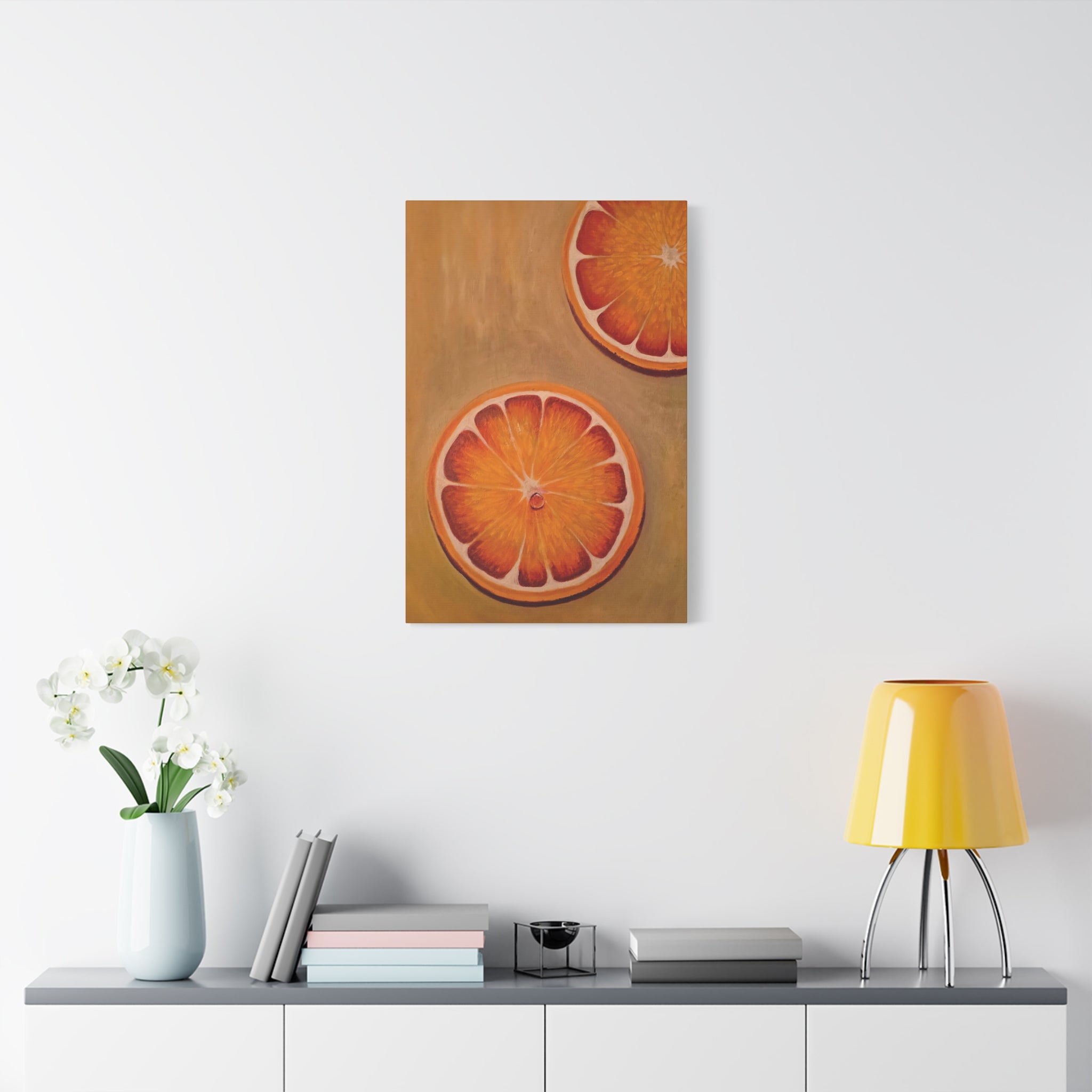 energy / Orange Slice Canvas Print