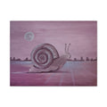 Snail (Pink) Canvas Print