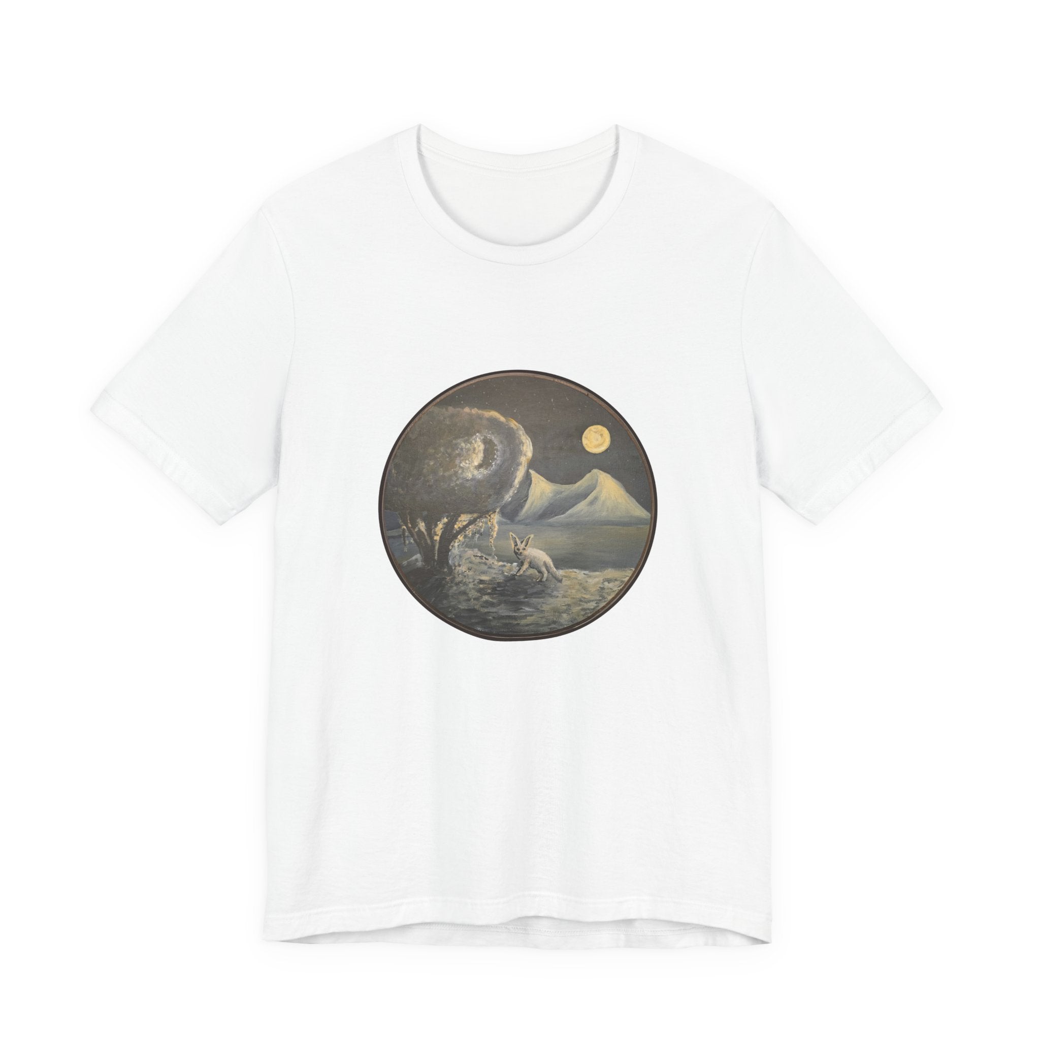 silence / Moonlit Fennoc Fox T‑Shirt