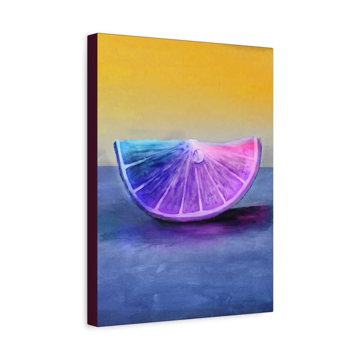 Chroma ── Multicolored Citrus Slice Canvas Print