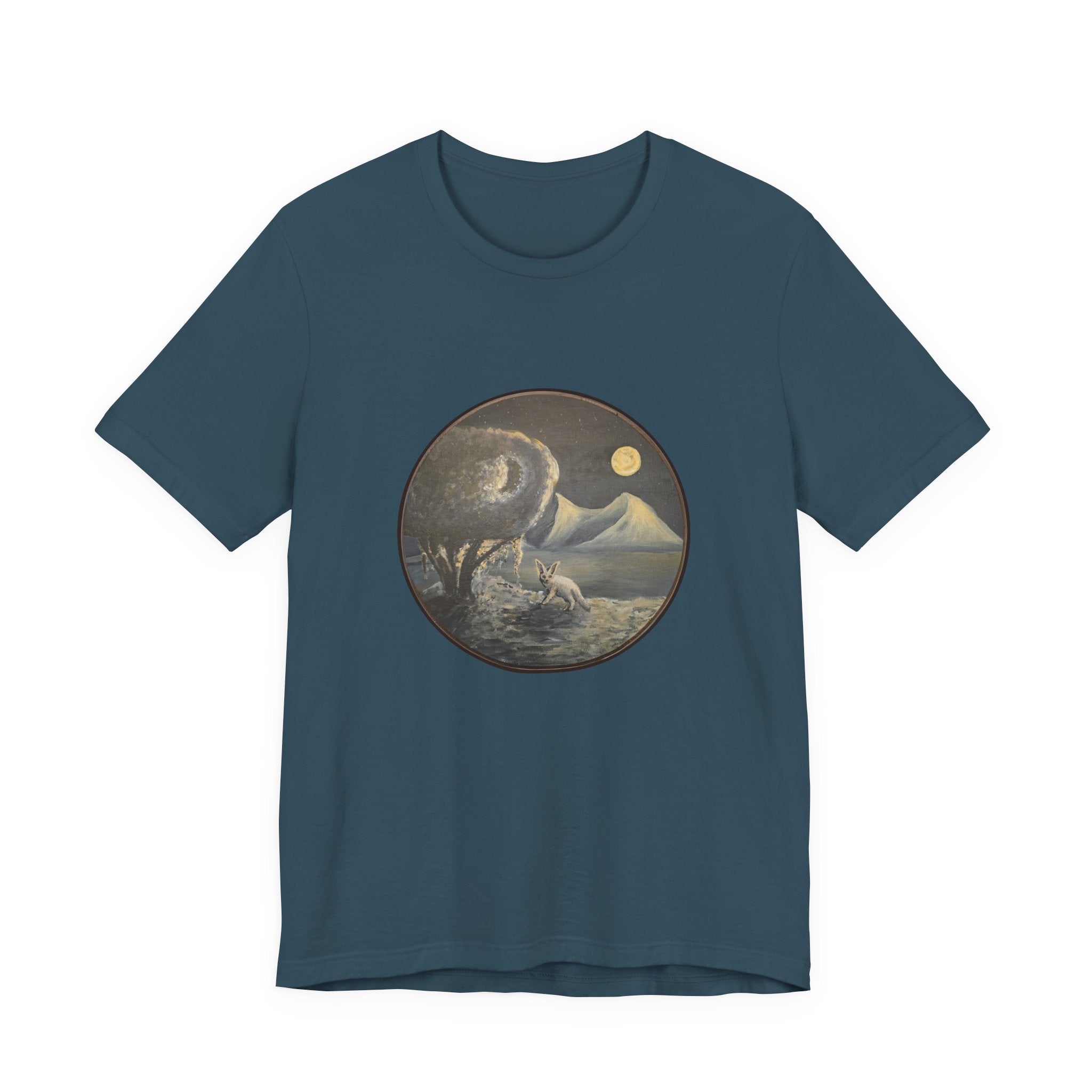 silence / Moonlit Fennoc Fox T‑Shirt
