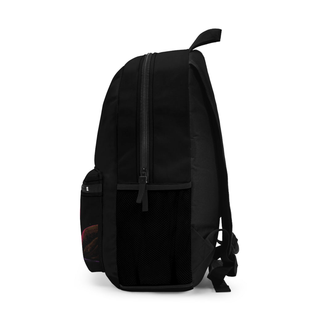 Retro Neon Coastal Cityscape Backpack II
