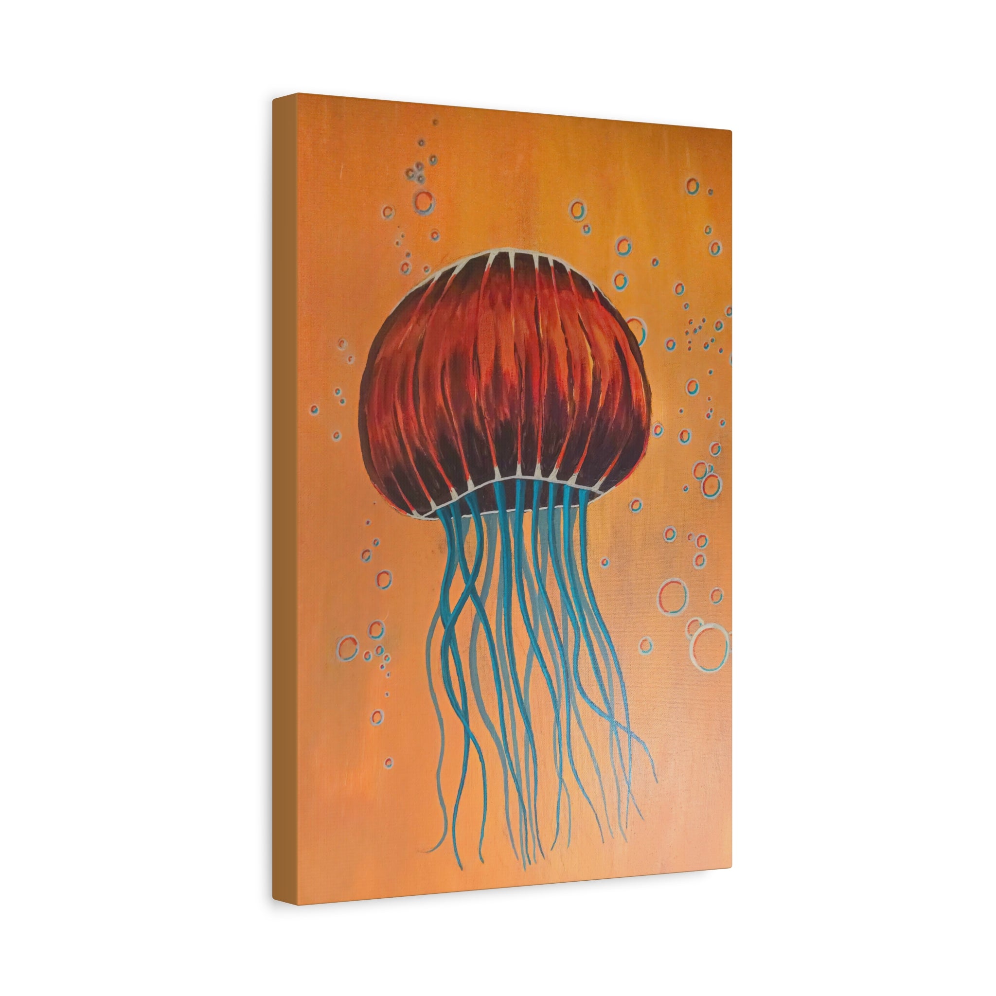 float / Jellyfish (Yellow) Canvas Print