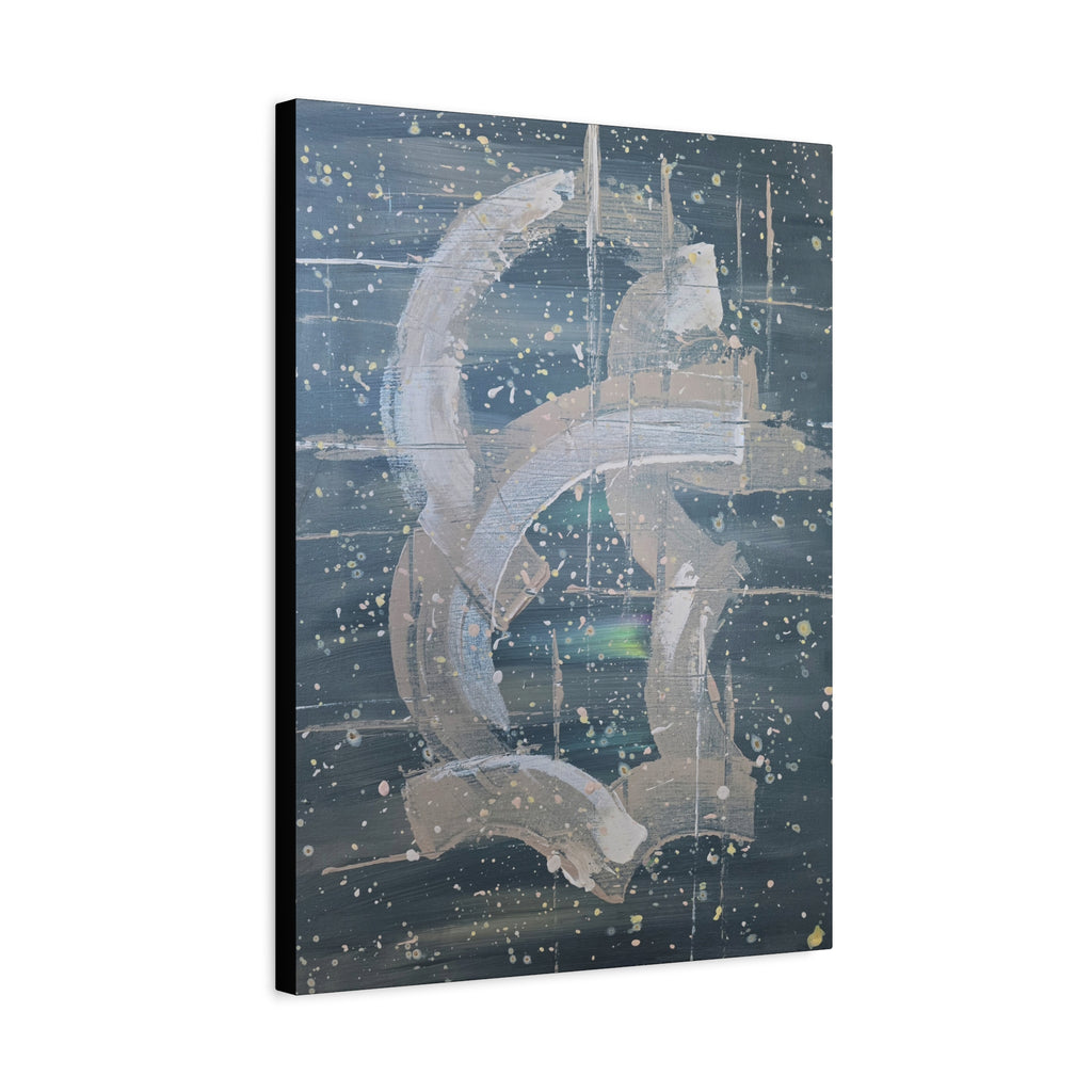 will / Abstract Deep Space Canvas Print