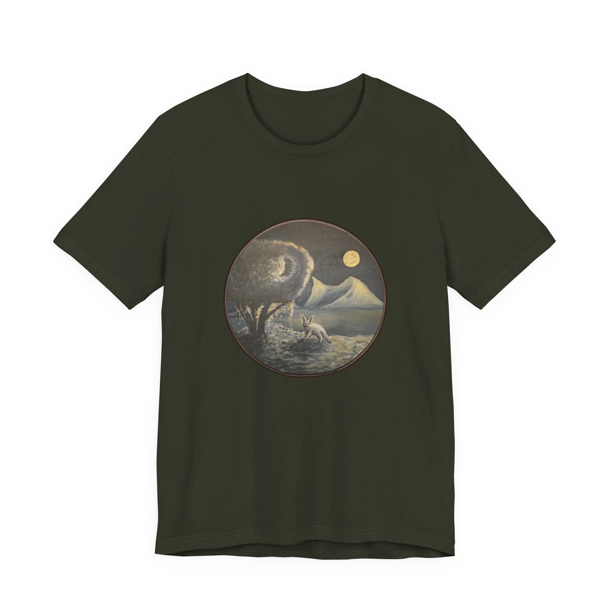 silence / Moonlit Fennoc Fox T‑Shirt