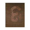 love / Earth Tone Starfield Canvas Print